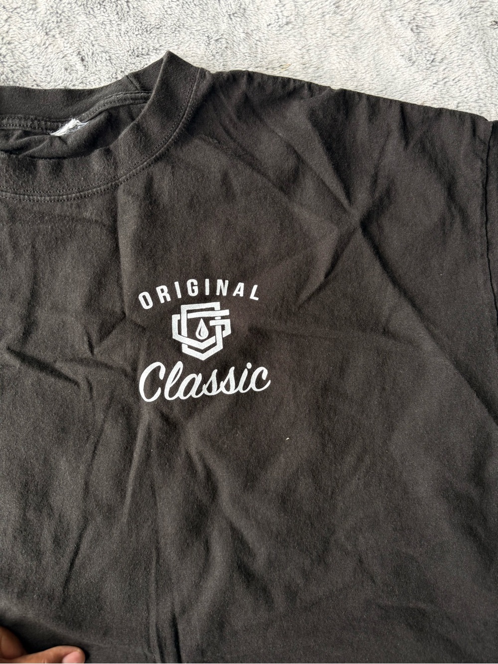 Original Classic Men's Black Graphic Tee - Classic Logo